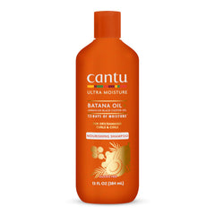 Cantu Ultra Moisture Shampoo bottle front for curls, moisturizing cleanse