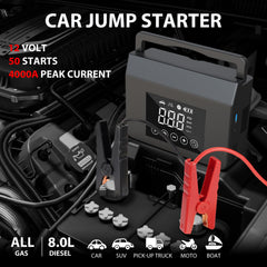 Capapro Jump Starter 4000A peak power for reliable engine starts