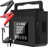 Capapro Jump Starter air compressor unit ready for quick roadside inflation
