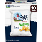 Cape Cod Less Fat Original bag 1oz front, convenient on-the-go snack.