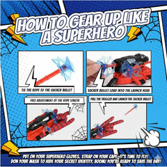 Capexia superhero toy set with two gloves for flexible, imaginative role-play.