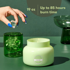 Capri Blue Volcano soy wax blend ensures steady burn and richer fragrance throw