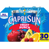 Capri Sun Fruit Punch pouch with straw, refreshing on the go for kids.