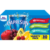 Capri Sun Fruit Punch pouch for lunchboxes and quick on-the-go refreshment.