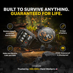 CARBINOX Blaze IP69K rugged durability withstands wet and dusty environments.