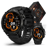 CARBINOX Blaze smart watch front display showcases rugged readiness for outdoor sessions.