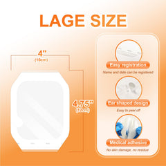CARBOU Transparent Film Dressing pack of 50 keeps wounds ready for on-the-go care.