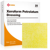 CARBOU Xeroform dressing 2x2 image showing sterile packaging for safe wound care