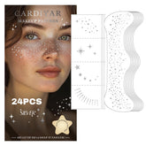 Cardiyar Glitter Freckles big patches for bold festival looks.