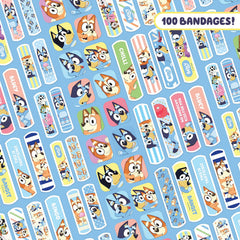 CARE BAND Bluey Kids Bandages soft, flexible material closeup for gentle wear.