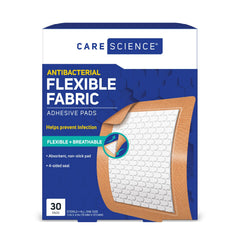 Care Science fabric bandages 3x4 rectangle offer breathable protection.
