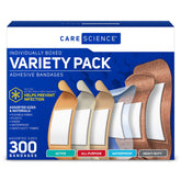 Care Science Variety Bandages Pack closeup of soft, flexible fabric for comfort