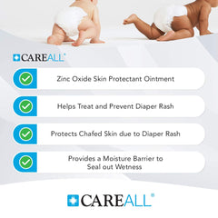 CareAll diaper rash relief packaging highlights easy protection for daily use.