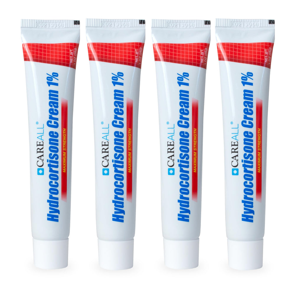 CareAll Hydrocortisone 1% tube front view showing product for itch relief