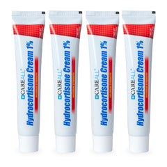 CareAll Hydrocortisone 1% tube front view showing product for itch relief