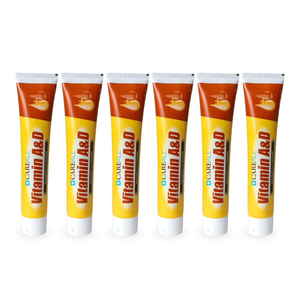 CareAll Vitamin A&D Ointment tube front view for diaper rash protection.