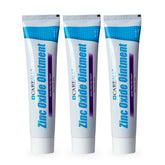 CareAll zinc oxide 20% barrier ointment tube protects delicate diaper-area skin.