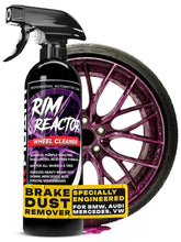 Carfidant Rim Reactor spray bottle ready for quick wheel cleaning.