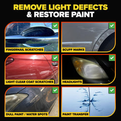 Carfidant Scratch Remover microfiber towel for gentle buffing and shine