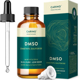 Carino HealthCare DMSO 99.9% purity bottle with precise dosing.