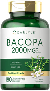 Carlyle Bacopa Monnieri capsules bottle ready for daily wellness routine