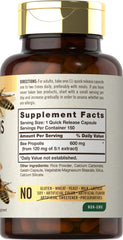 Carlyle Bee Propolis quick-release capsules for effortless daily dosing.