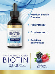 Lab-tested Carlyle biotin ingredients ensure purity