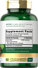 Carlyle Celery Seed Extract capsules pour showing effortless dosing.
