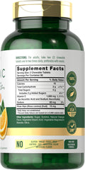 Carlyle Vitamin C chewables orange flavor close-up for a tasty daily dose