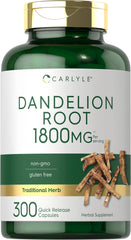 Carlyle Dandelion Root Extract bottle front for daily wellness routine