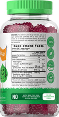 Carlyle Elderberry Gummies for Kids bottle-pour demonstrates convenient daily serving.