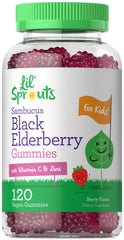 Carlyle Elderberry Gummies for Kids bottle with kid-friendly packaging for daily use.