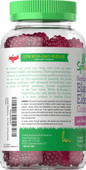 Carlyle Elderberry Gummies for Kids gummies-closeup highlighting berry flavor appeal.