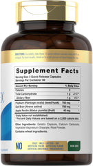 Carlyle fiber capsules ready to swallow for convenient daily use.