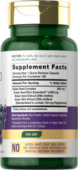 Carlyle Grape Seed Extract capsules ready for quick release daily use.