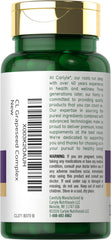 Carlyle Grape Seed Extract label close-up shows polyphenols and standardized extract.