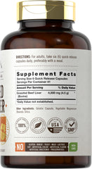 Carlyle capsules pour highlighting high-potency liver support for wellness routine.
