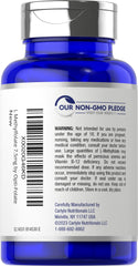 Carlyle L-Methylfolate 7.5 mg label detail showing quality and non-GMO status.