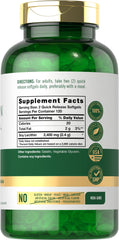Carlyle Lecithin ingredients label highlights 2400 mg per serving