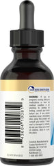 Berry-flavored biotin drops in a sleek Carlyle bottle