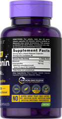 Carlyle Melatonin bottle side label showing ingredients and non-GMO claim.