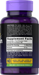 Carlyle Melatonin berry flavor tablets close-up highlighting natural taste