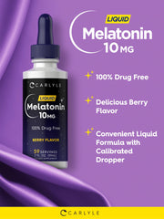 Carlyle Melatonin non-GMO badge on packaging