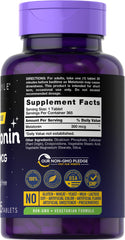 Close-up of Carlyle Melatonin tablets highlighting the low-dose formula
