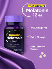 Carlyle Melatonin vegetarian, non-GMO, gluten-free option.
