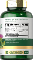 Carlyle Milk Thistle capsules for convenient daily antioxidant support.