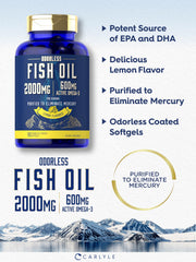 Carlyle non-GMO gluten-free fish oil with clean ingredients