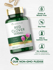 Carlyle Non-GMO gluten-free label on bottle for mindful shoppers.