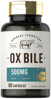 Carlyle Ox Bile bottle pour demonstrates easy daily routine support.