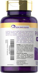 Carlyle Probiotics label closeup highlights non-GMO and gluten-free features.